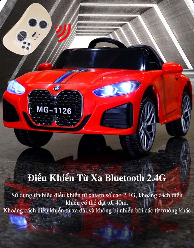 Có điều khiển từ xa, phù hợp cho ba mẹ có con nhỏ chưa thể tự lái xe